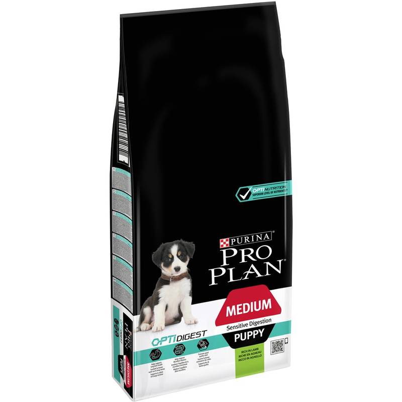 Obrázok PURINA PRO PLAN PUPPY MEDIUM SENSITIVE DIGESTION LAMB 12KG