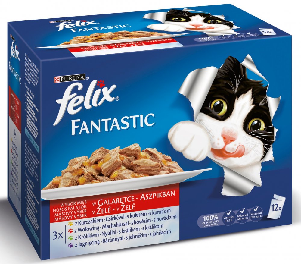 Obrázok FELIX FANTASTIC MASO V ZELE KAPSICKA 12 X 100G