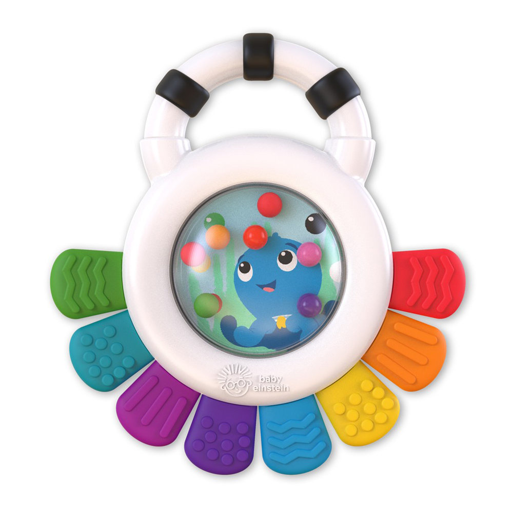 Obrázok BABY EINSTEIN Hračka senzorická hrkálka a hryzačka bez BPA Outstanding Opus™ 3m+