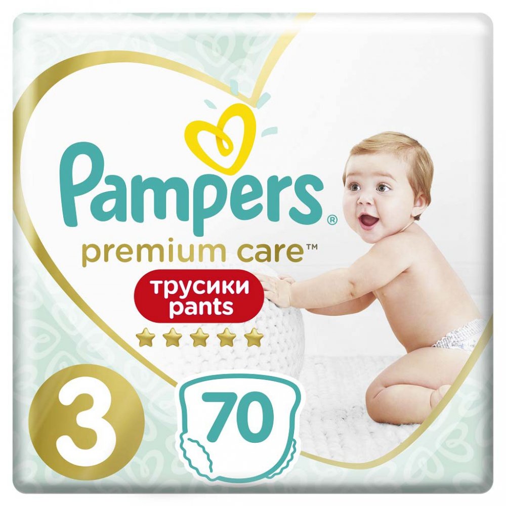 Obrázok PAMPERS Premium Care Pants veľ. 3 (70 ks) (8001090759955)