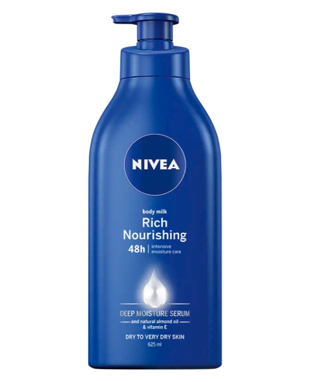 Obrázok Nivea - Telové mlieko pre suchú pokožku 625ml