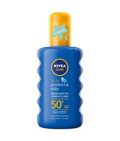 Obrázok NIVEA Sun Kids Coloured Sun Spray SPF50+ Kozmetika na opaľovanie 200ml