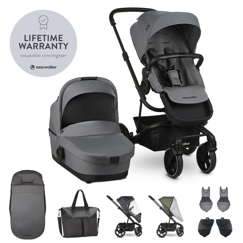 Obrázok EASYWALKER Set kočík kombinovaný  Harvey3 Fossil Grey s príslušenstvom