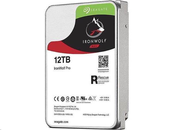 Obrázok Seagate IronWolf Pro NAS HDD 12TB + Rescue 7200RPM 256MB SATA 6Gbit/s