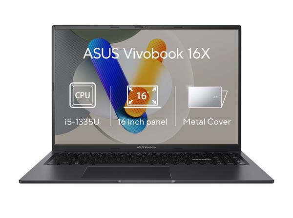 ASUS Vivobook 16X K3604VA-MB227W, i5-1335U, 16.0˝ 1920x1200 WUXGA, UMA, 16GB, SSD 1TB, W11H