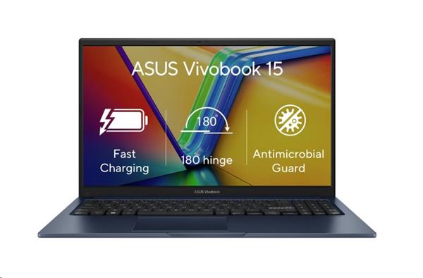 ASUS Vivobook 15 X1504VA-NJ908W, i3-1315U, 15.6˝ 1920x1080 FHD, UMA, 8GB, SSD 512GB, W11H modry, myš