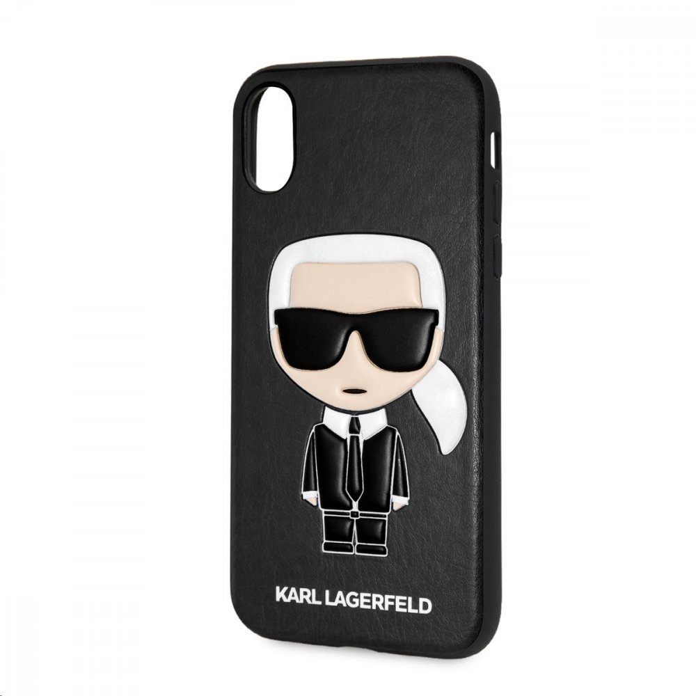 Obrázok KLHCPXIKPUBK Karl Lagerfeld Ikonik TPU Case Black pro iPhone X / XS