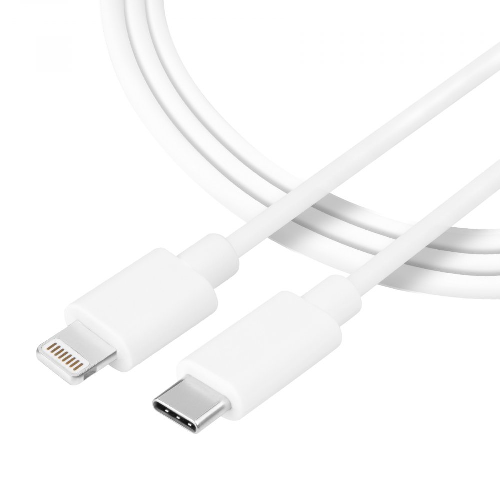 Obrázok Tactical Smooth Thread Cable USB-C/Lightning 0.3m White