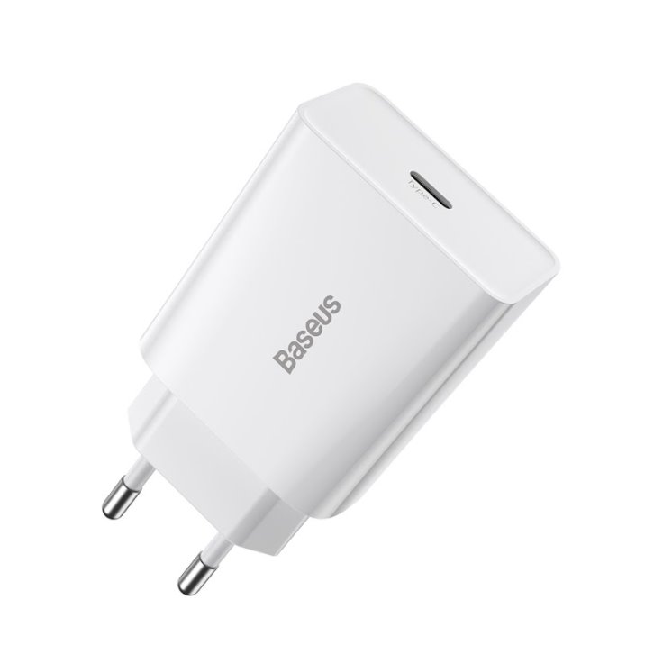 Obrázok Baseus Speed Mini Quick Charger 1C 20 W EU White (CCFS-SN02)