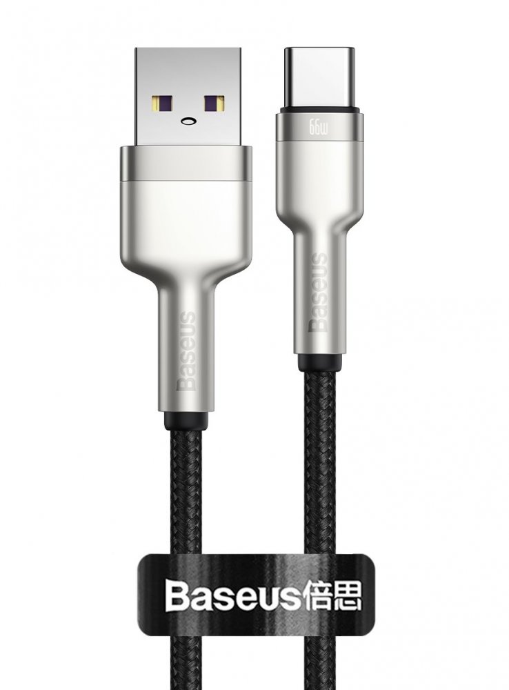 Obrázok Baseus CAKF000001 Cafule Datový Kabel USB-USB-C 66W 0,25m Black