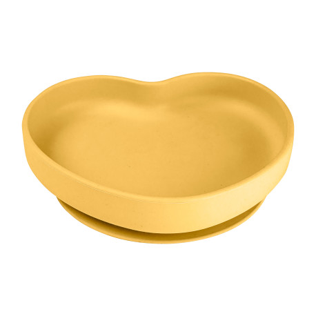 Obrázok Canpol babies Silicone Suction Plate Yellow 300 ml silikónový tanier s prísavkou pre deti