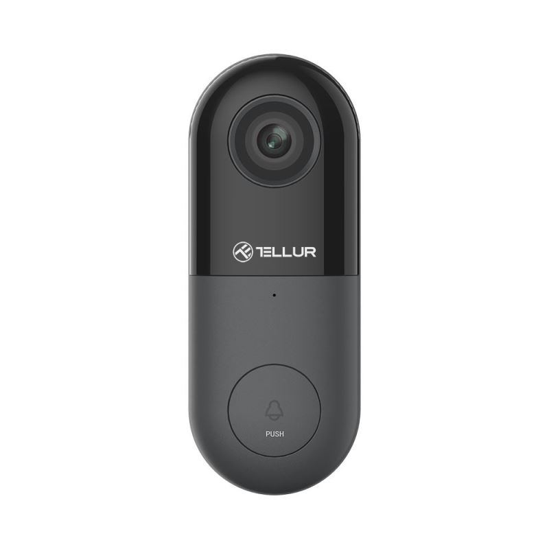 Obrázok Tellur Video DoorBell WiFi, 1080P, PIR (TLL331251) čierny