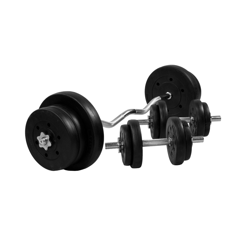 Obrázok Gorilla Sports Činkový nakladací EZ set 70 kg - plastový 30/31 mm