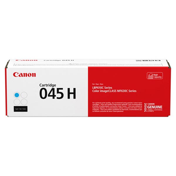 Canon originál toner 045 H C, 1245C002, cyan, 2200str., high capacity