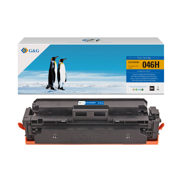 G&G kompatibil. toner s Canon 046HBK, NT-PC046XBK, black, 6300str., high capacity