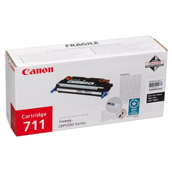 Canon originál toner CRG711, 1660B002, black, 6000str., DOPREDAJ