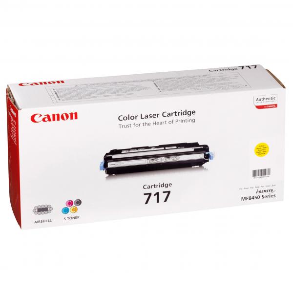 Canon originál toner CRG717, 2575B002, yellow, 4000str., DOPREDAJ