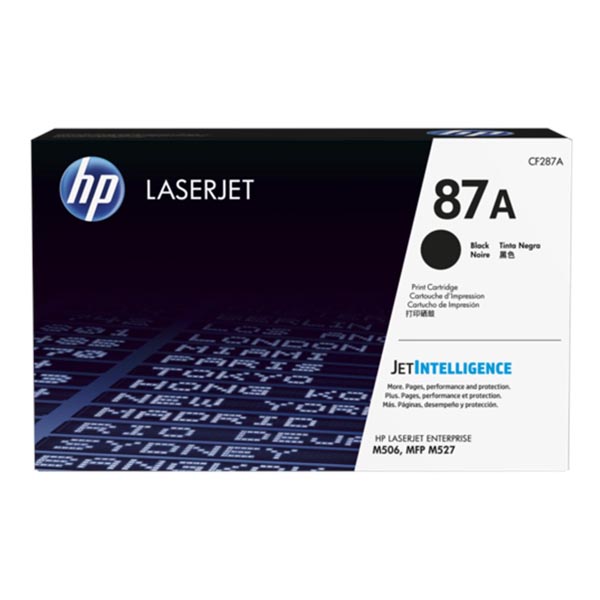 HP originál toner CF287A, HP 87A, black, 8550str., 930g