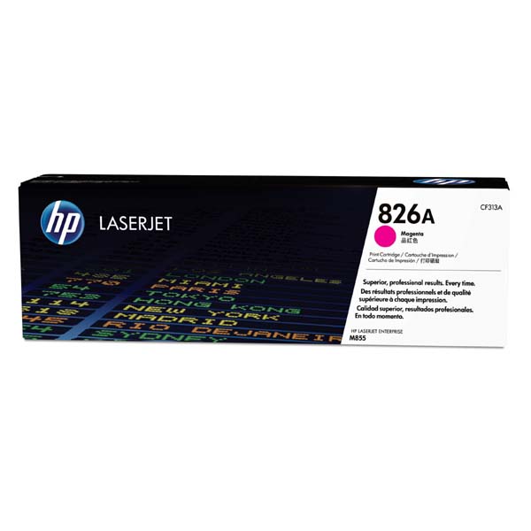 HP originál toner CF313A, HP 826A, magenta, 31500str.