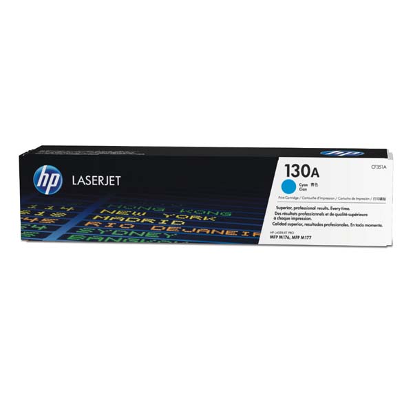 HP originál toner CF351A, HP 130A, cyan, 1000str., 300g