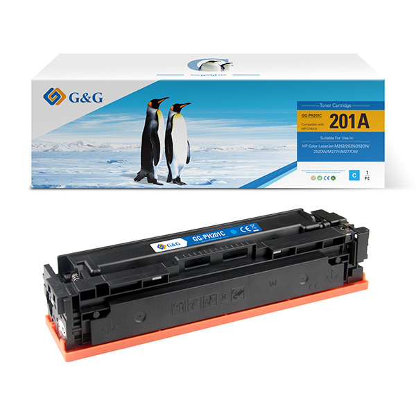 G&G kompatibil. toner s HP CF401A, NT-PH201C, HP 201A, cyan, 1330str.