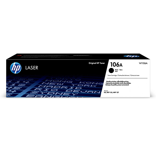 HP originál toner W1106A, HP 106A, black, 1000str.