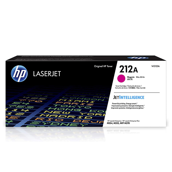 HP originál toner W2123A, HP 212A, magenta, 4500str.