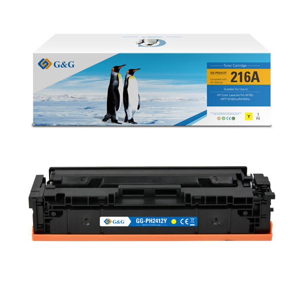 G&G kompatibil. toner s HP W2412A, NT-PH2412Y, HP 216A, yellow, 850str.