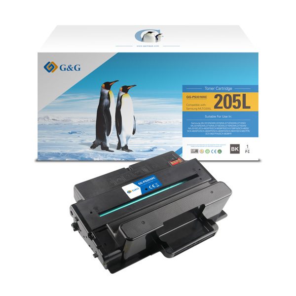 G&G kompatibil. toner s Samsung MLT-D205, NT-PS3310XC(D205L), black, 5000str.