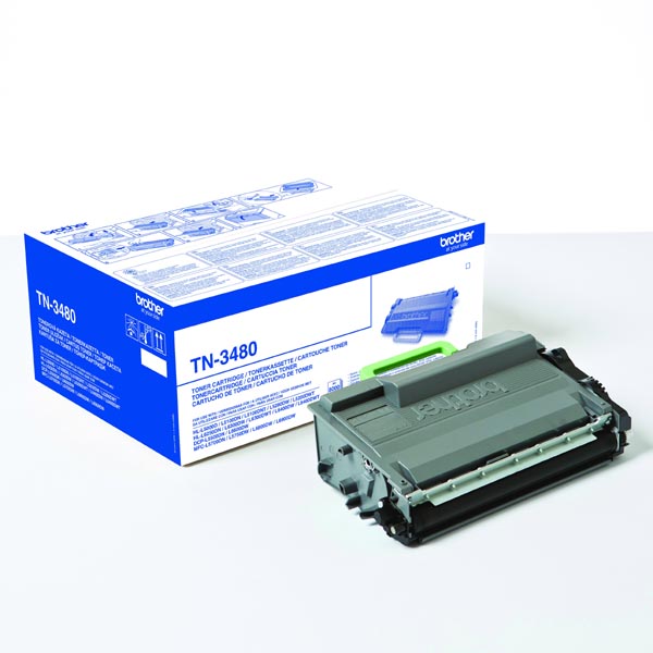 Brother originál toner TN3480, black, 8000str.