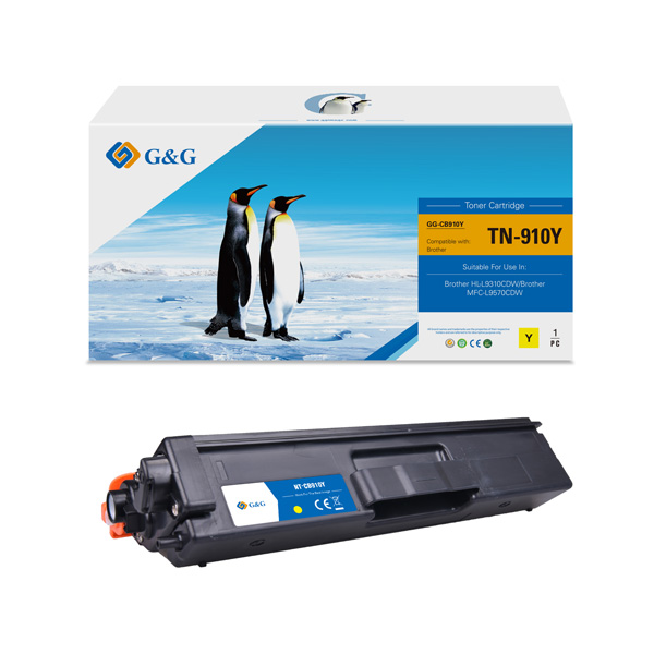 G&G kompatibil. toner s Brother TN910Y, NT-CB910Y, yellow, 9000str.