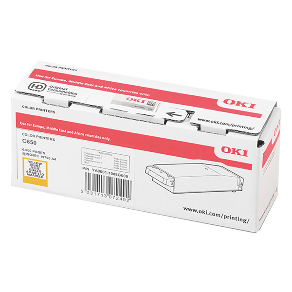 OKI originál toner 09006129, yellow, 6000str.