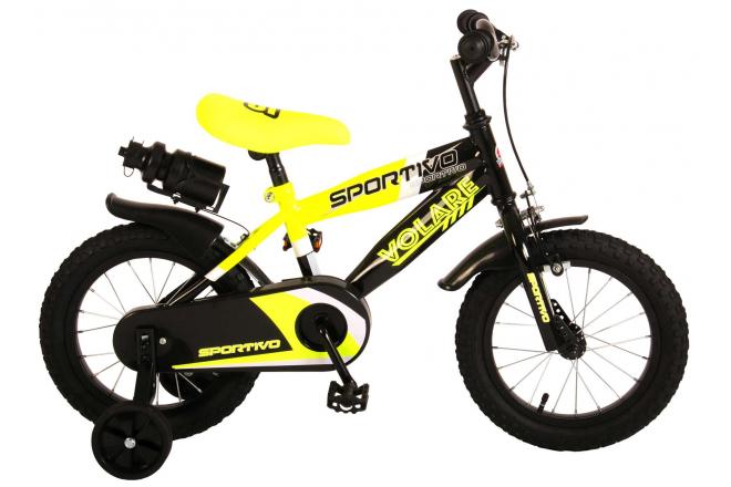 Obrázok VOLARE - Detský bicykel pre chlapcov Sportivo Neon Yellow Black 14