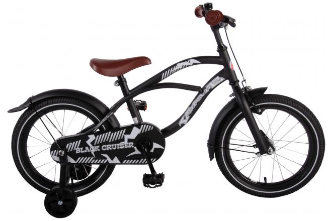 Obrázok VOLARE - Detský bicykel Volare Black Cruiser – chlapčenský – 16 palcový – čierny