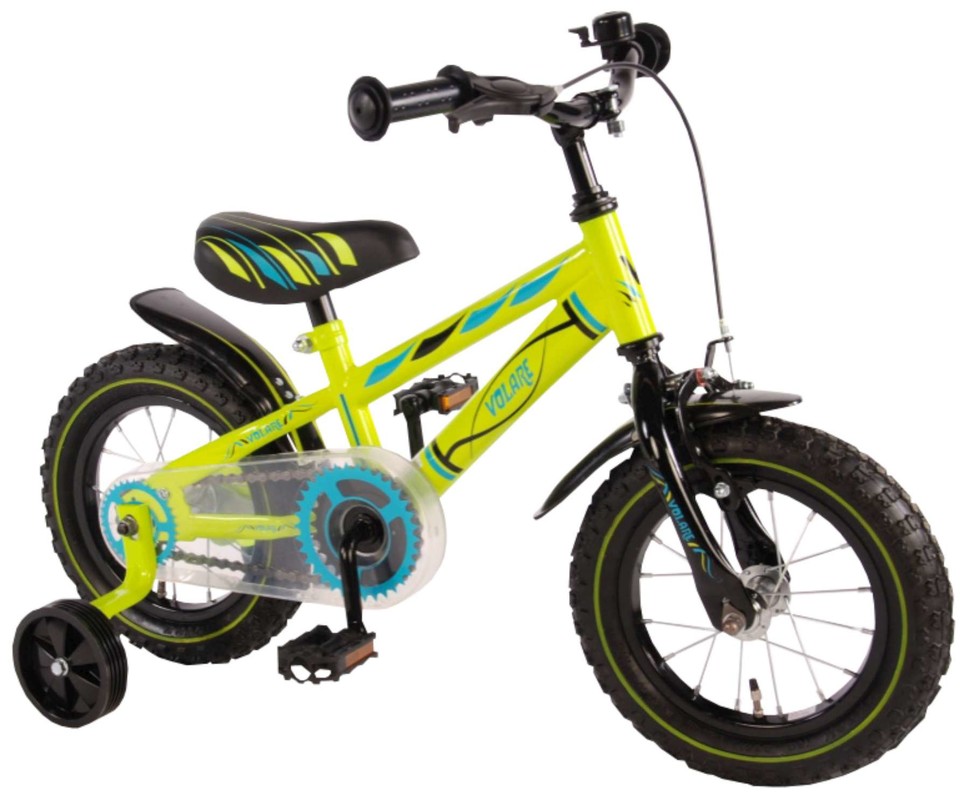 Obrázok VOLARE - Detský bicykel pre chlapcov , Electric Green ,,12“ - zelený