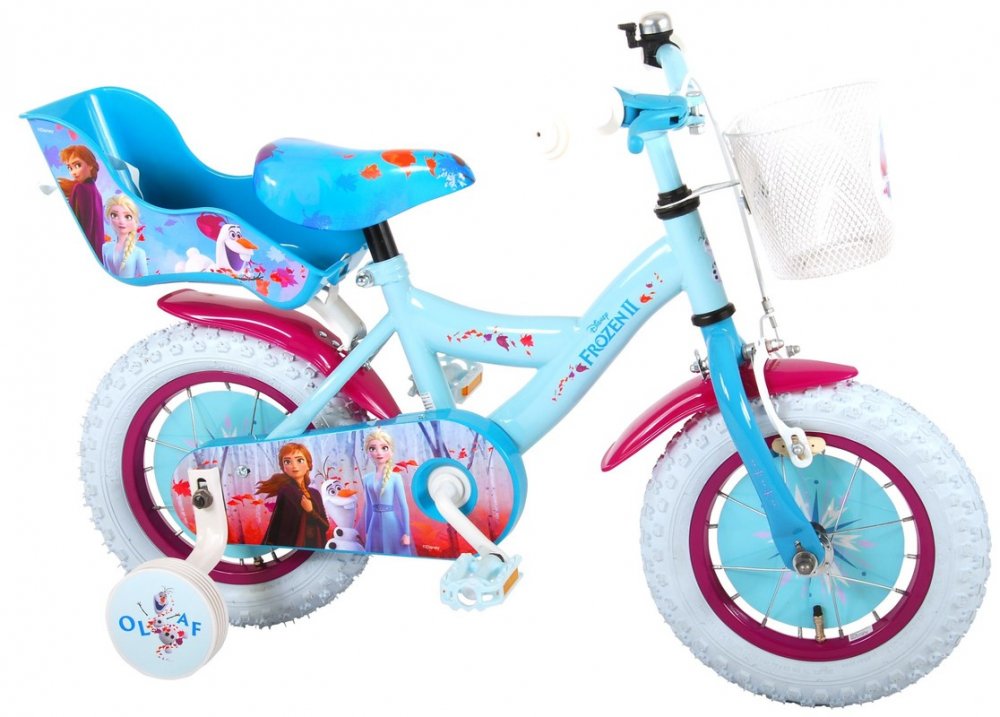 Obrázok VOLARE - Detský bicykel pre dievčatá FROZEN II - modrý-ružový, 12