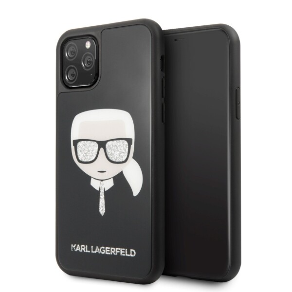 Obrázok Karl Lagerfeld Karl Lagerfeld puzdro na iPhone 11 Pro, KLHCN58DLHBK PGU-4179-IPH-5.8XX