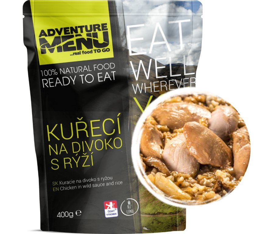 Obrázok Adventure Menu Kuracie na divoko s ryžou 400 g