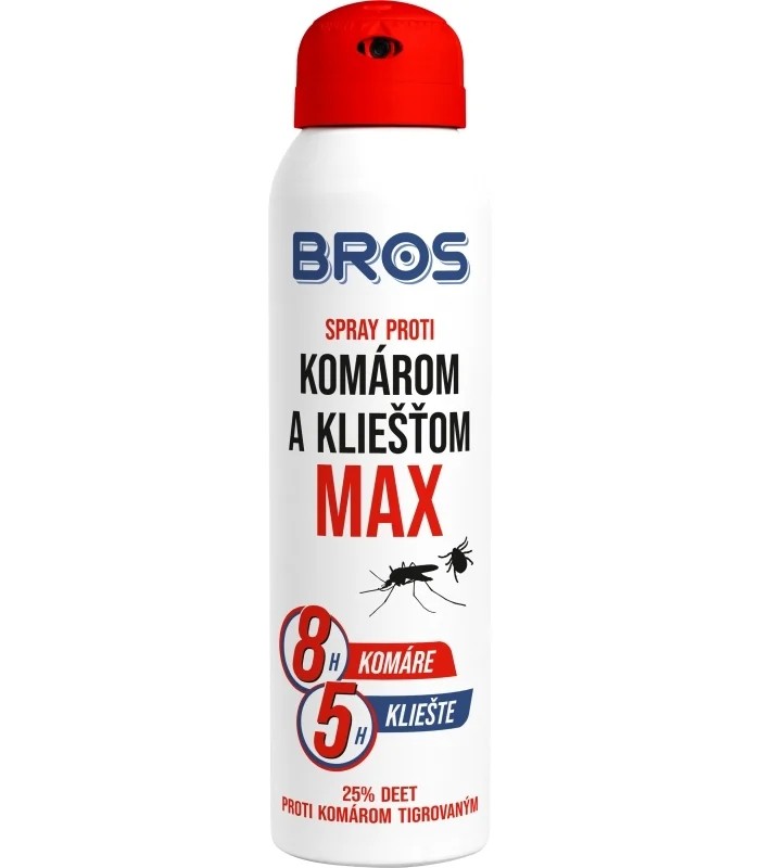 BROS 02586 MAX SPREJ PROTI KOMAROM A KLIESTOM 90ML