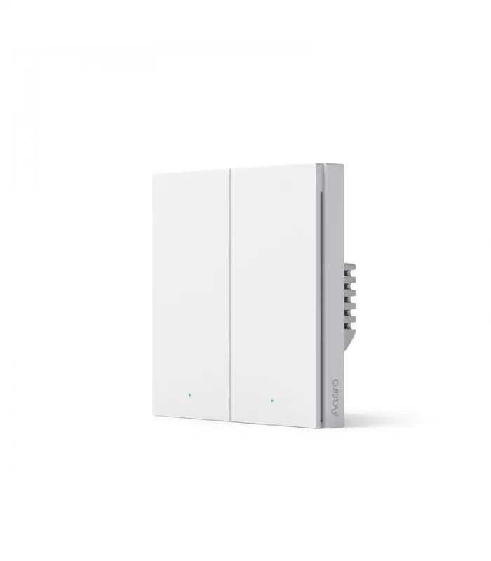 Obrázok AQARA Smart Wall Switch H1 (With Neutral, Double Rocker) (AQARA-WS-EUK04-1036)