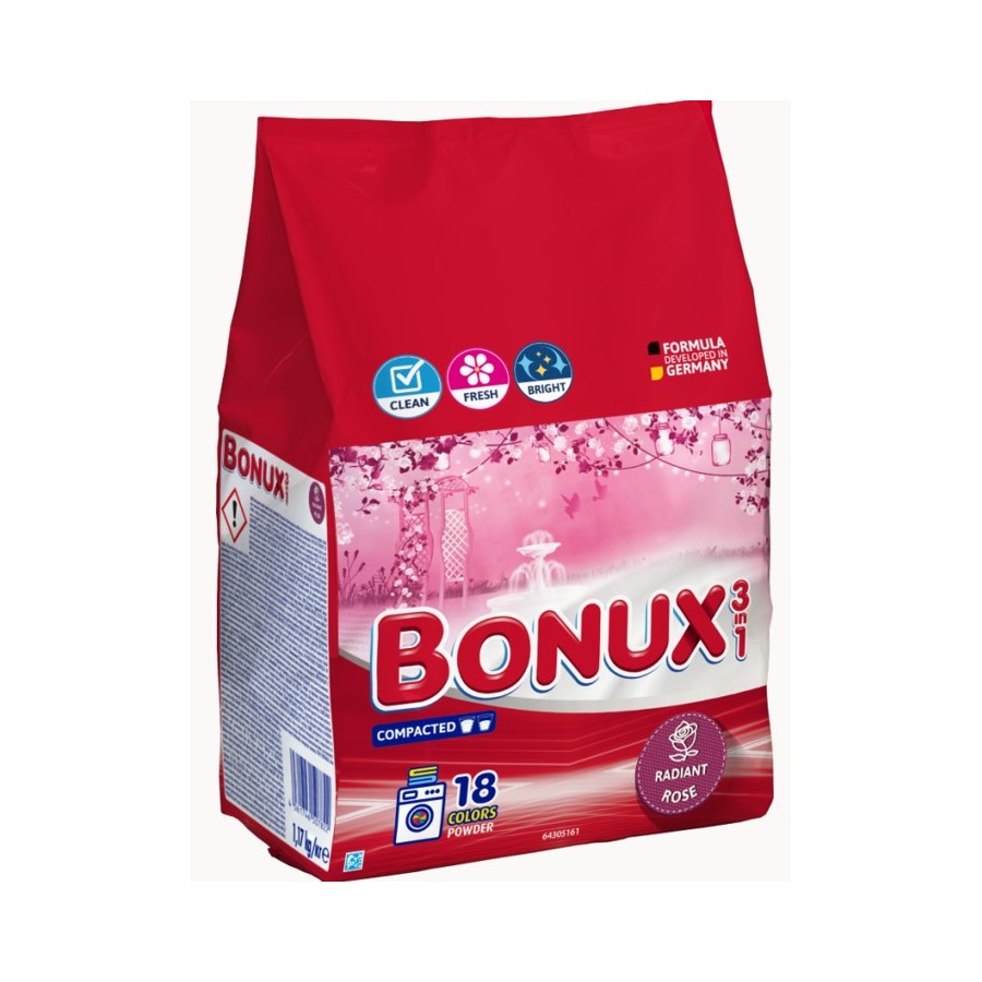 BONUX PRASOK FAREBNA RADIANT ROSE 18 PD / 1,17 KG