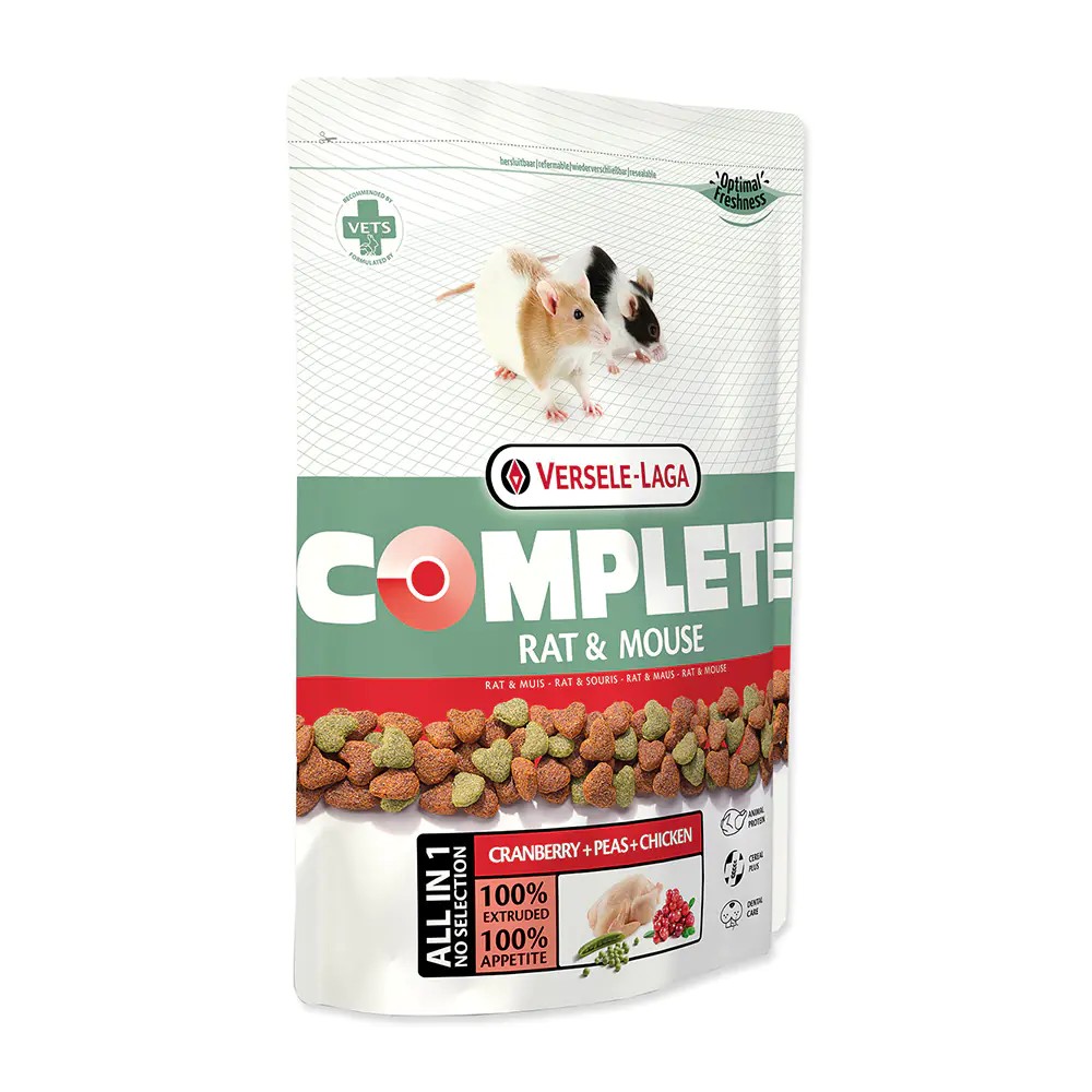 VERSELE-LAGA COMPLETE KRMIVO PRE POTKANY A MYSY, 500G