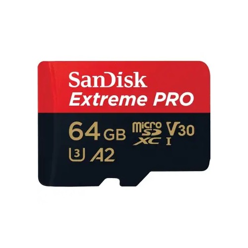 SANDISK EXTREME PRO MICROSDXC 64 GB + SD ADAPTER 20