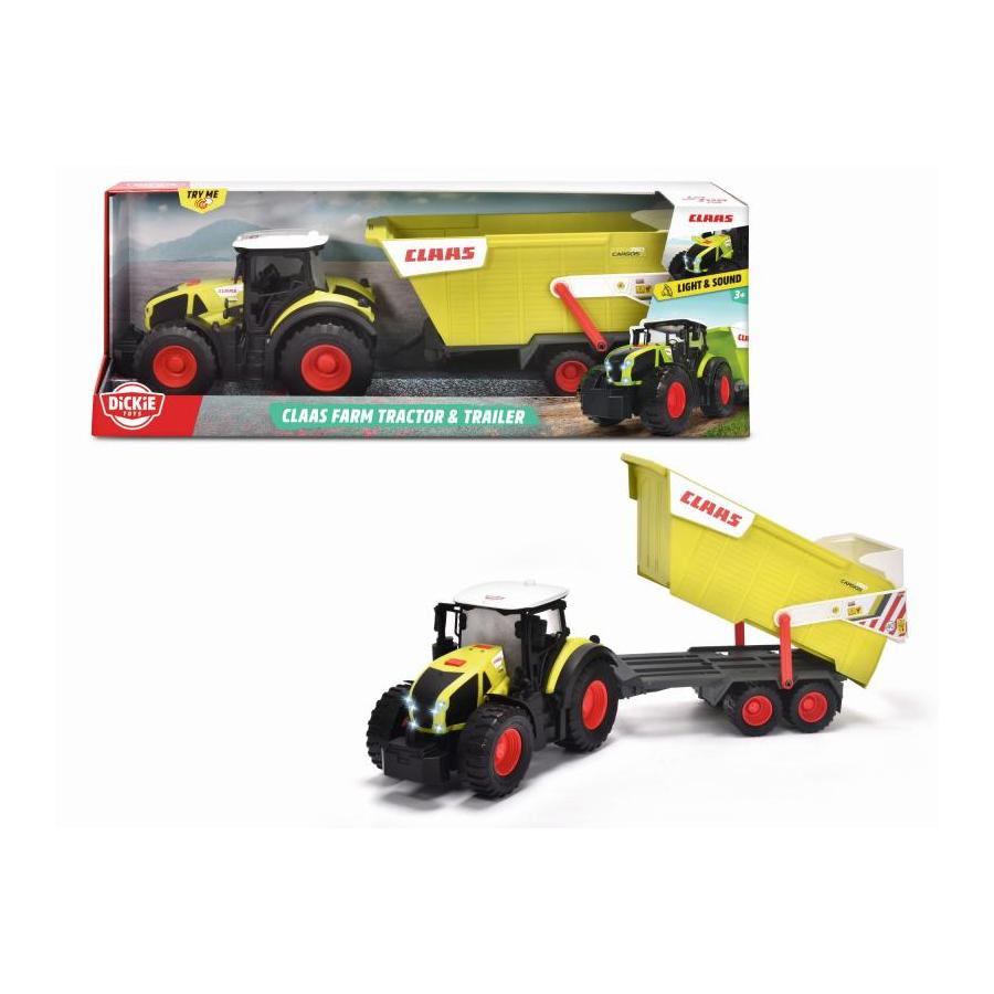 Obrázok   Traktor CLAAS s prívesom 64 cm