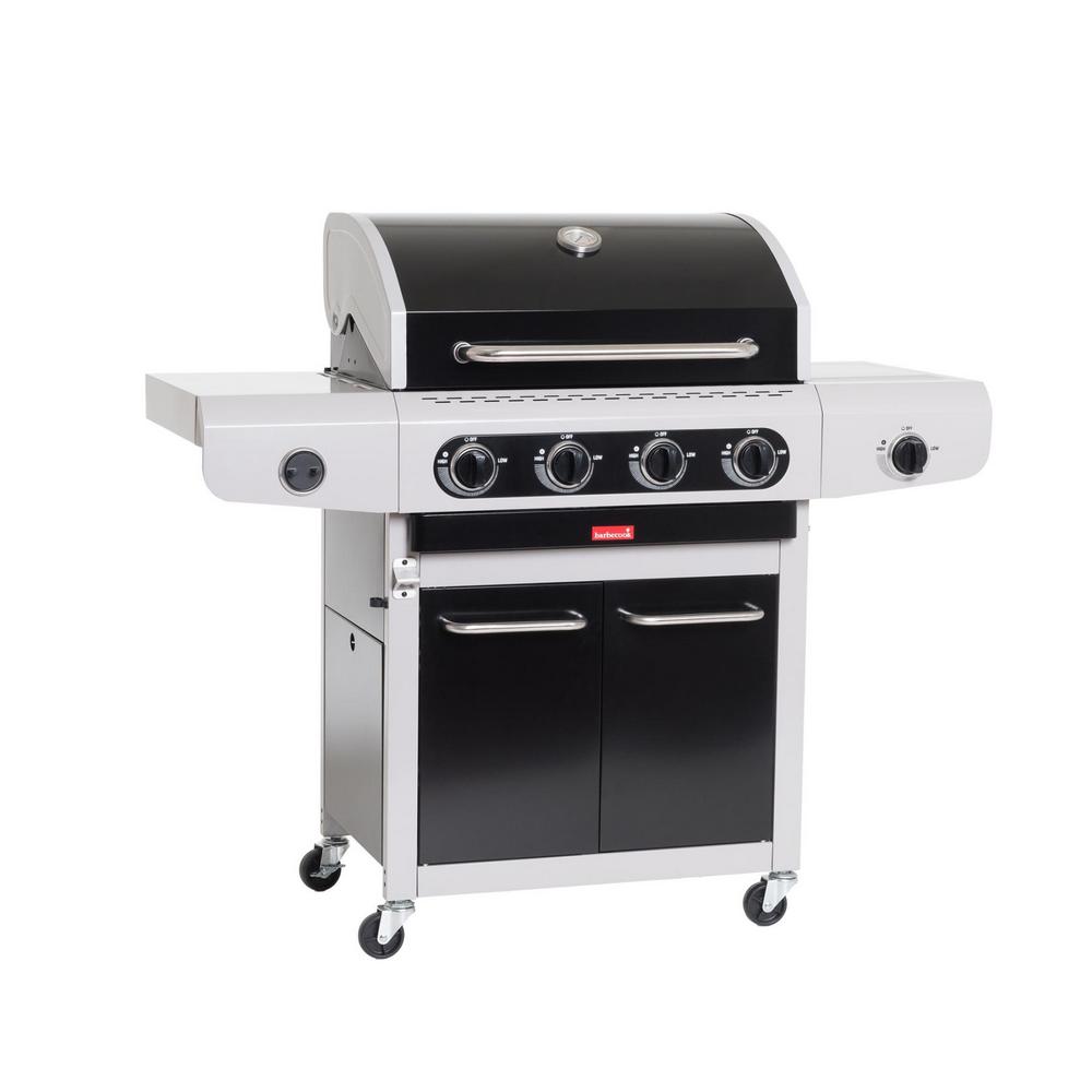 BARBECOOK BC-GAS-2024 PLYNOVY GRIL SIESTA 412 BLACK EDITION S ULOZ. PRIEST., BOCNY HORAK