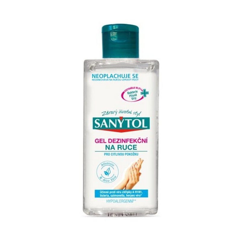 SANYTOL DEZINFEKCNY GEL NA RUKY PRE CITLIVU POKOZKU 75ML