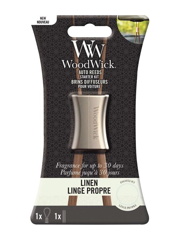 Obrázok Vonné tyčinky do auta Linen WoodWick