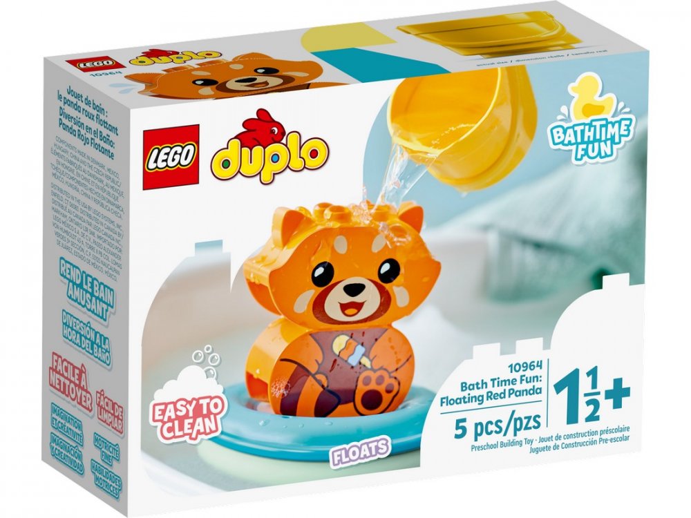 LEGO DUPLO ZABAVA VO VANI: PLAVAJUCA PANDA CERVENA /10964/