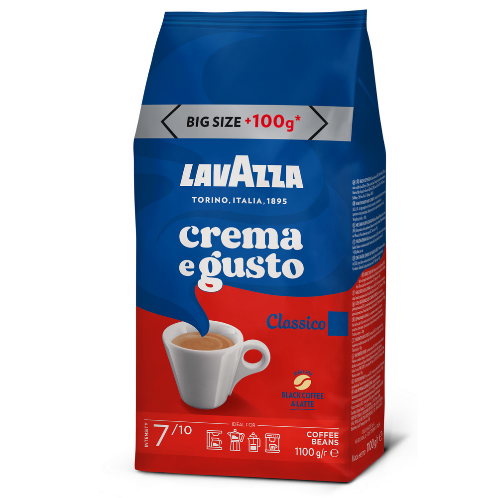 LAVAZZA CREMA E GUSTO CLASSICO 1 KG + 100G GRATIS