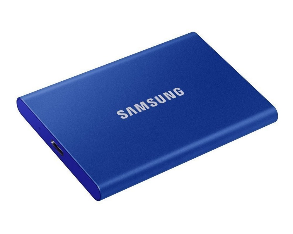 SAMSUNG EXTERNY T7 SSD DISK 2TB MODRY MU-PC2T0H/WW